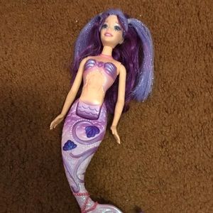 Set of Four Beautiful Ocean Themed Barbie dolls